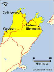 Map of Marlborough & Nelson