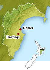 Hawke's Bay Map
