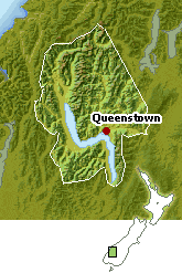 Queenstown Region Map