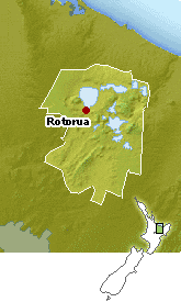 Rotorua Region Map