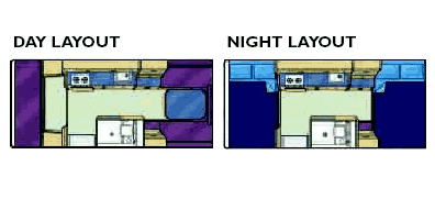 Motorhome Spirit 4 Floorplan