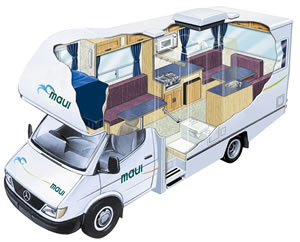 Motorhome Spirit 6 Cutaway