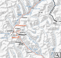 Map Of Milford Track Route - Click To Enlarge